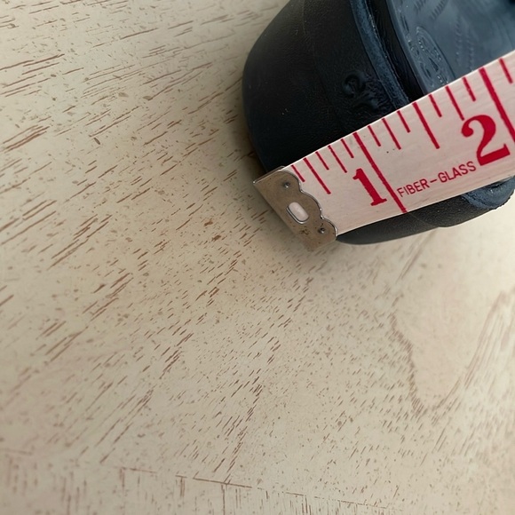 Crocs Women's Sanrah O-Ring Wedge Flip Black & Silver Thong Sandals size 6 - Picture 6 of 6